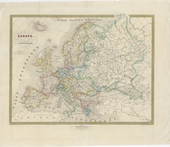 French Map of Europe by Cortambert – Russia, Scandinavia & Balkans, 1864