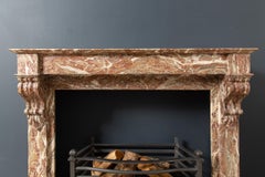 French Marble Antique Fireplace Surround