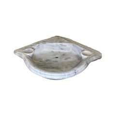 French Marble Baptismal Sink