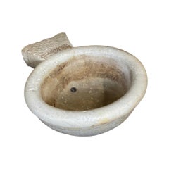 French Marble Baptismal Sink