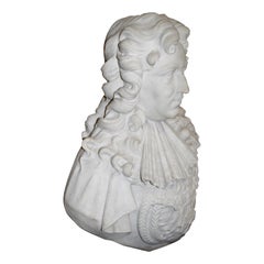 French Marble Bust of Louis XIV, circa 1830