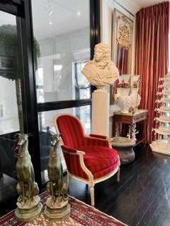 French Marble Bust of Louis XIV, the Sun King