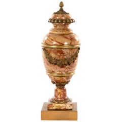 French Marble Cassolette with Ormolu, circa 1890