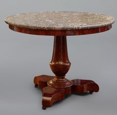French Marble Center Table