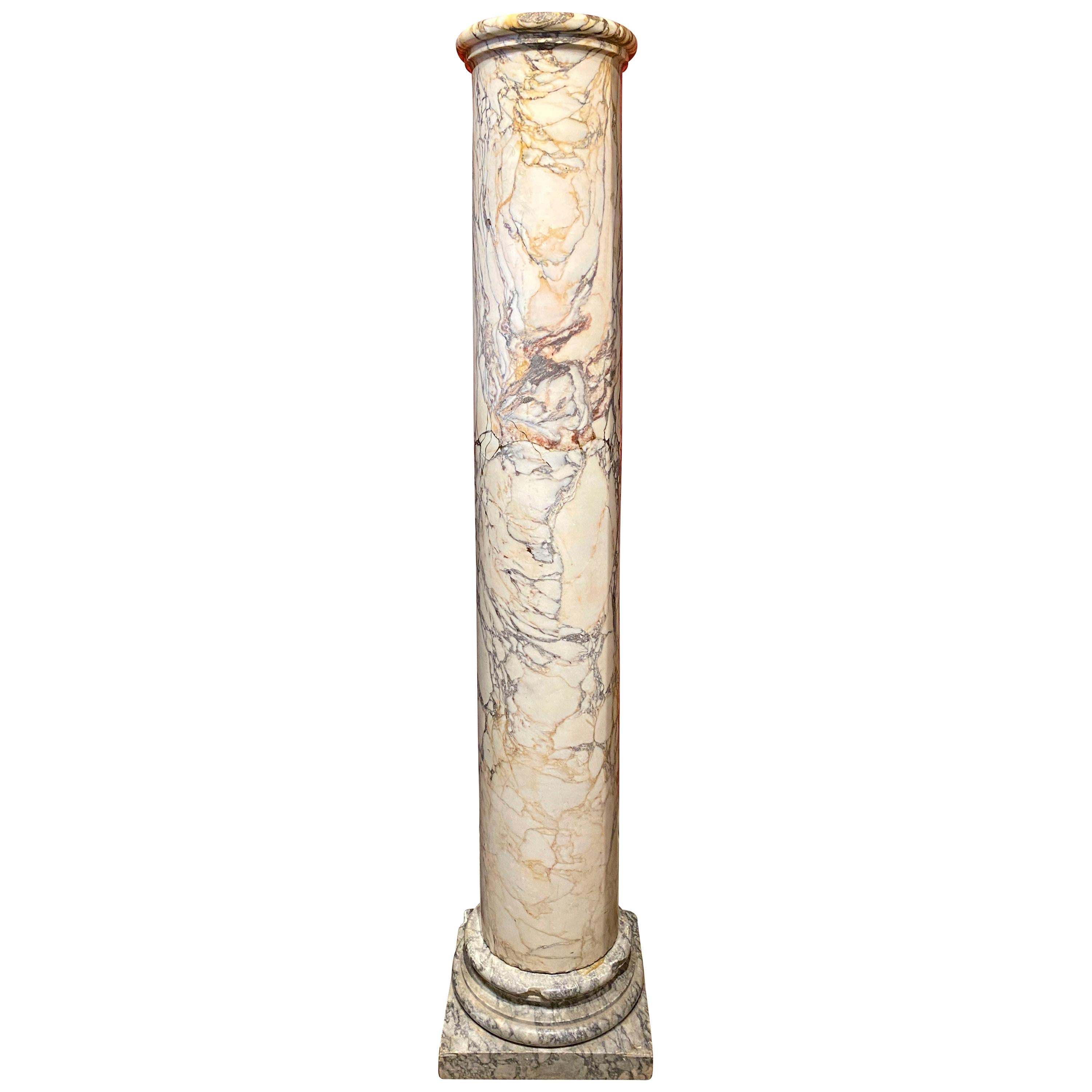 French Marble Column For Sale