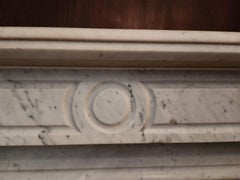 French Marble Fireplace, 19th Century