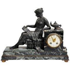 French Marble Mantel Clock