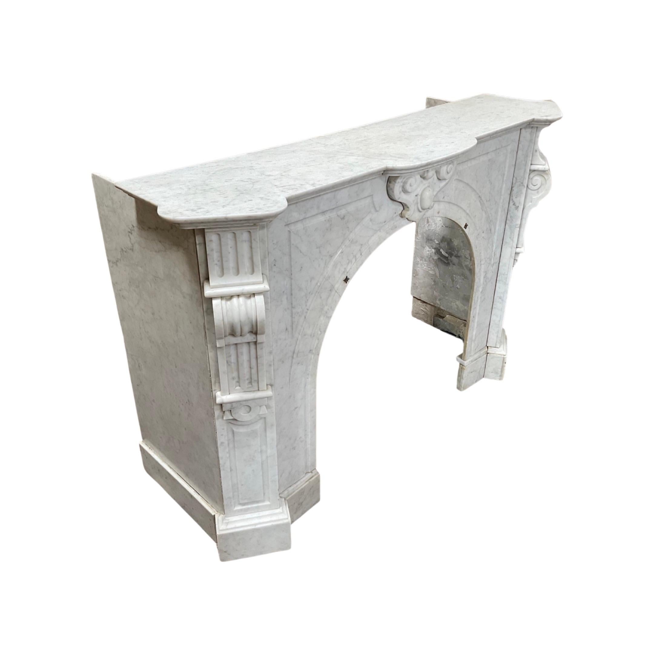 French Marble Mantel For Sale 1