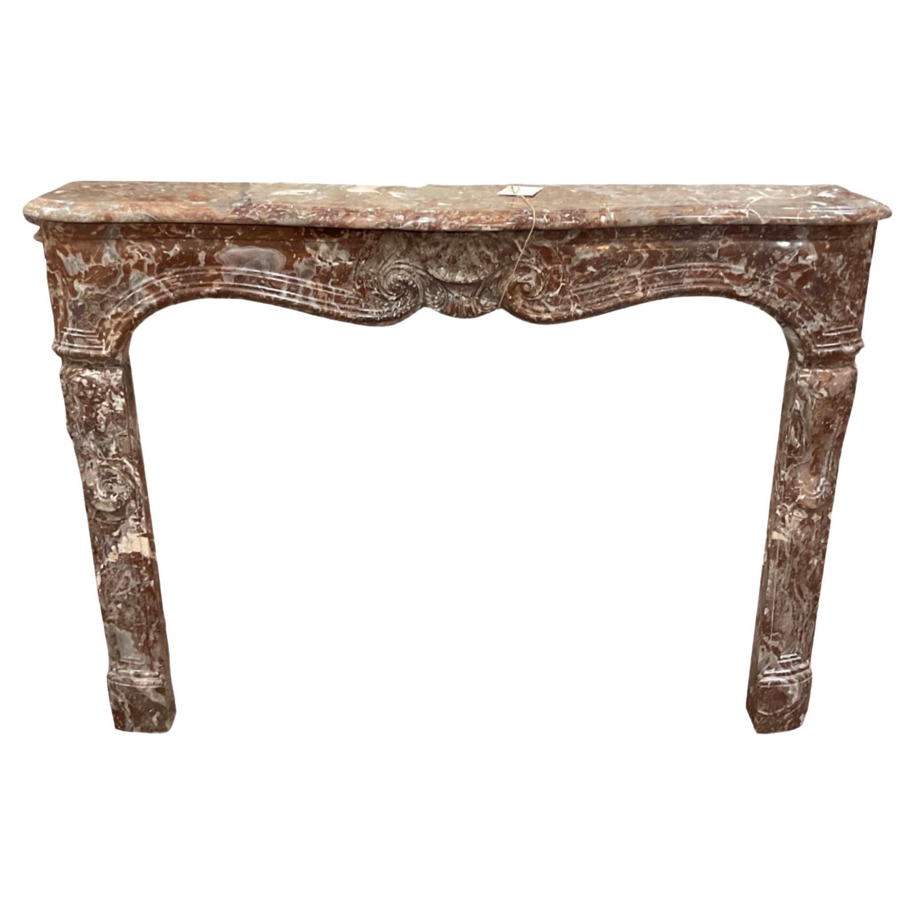 French Faux Marble Mantel For Sale at 1stDibs | faux mantels for sale