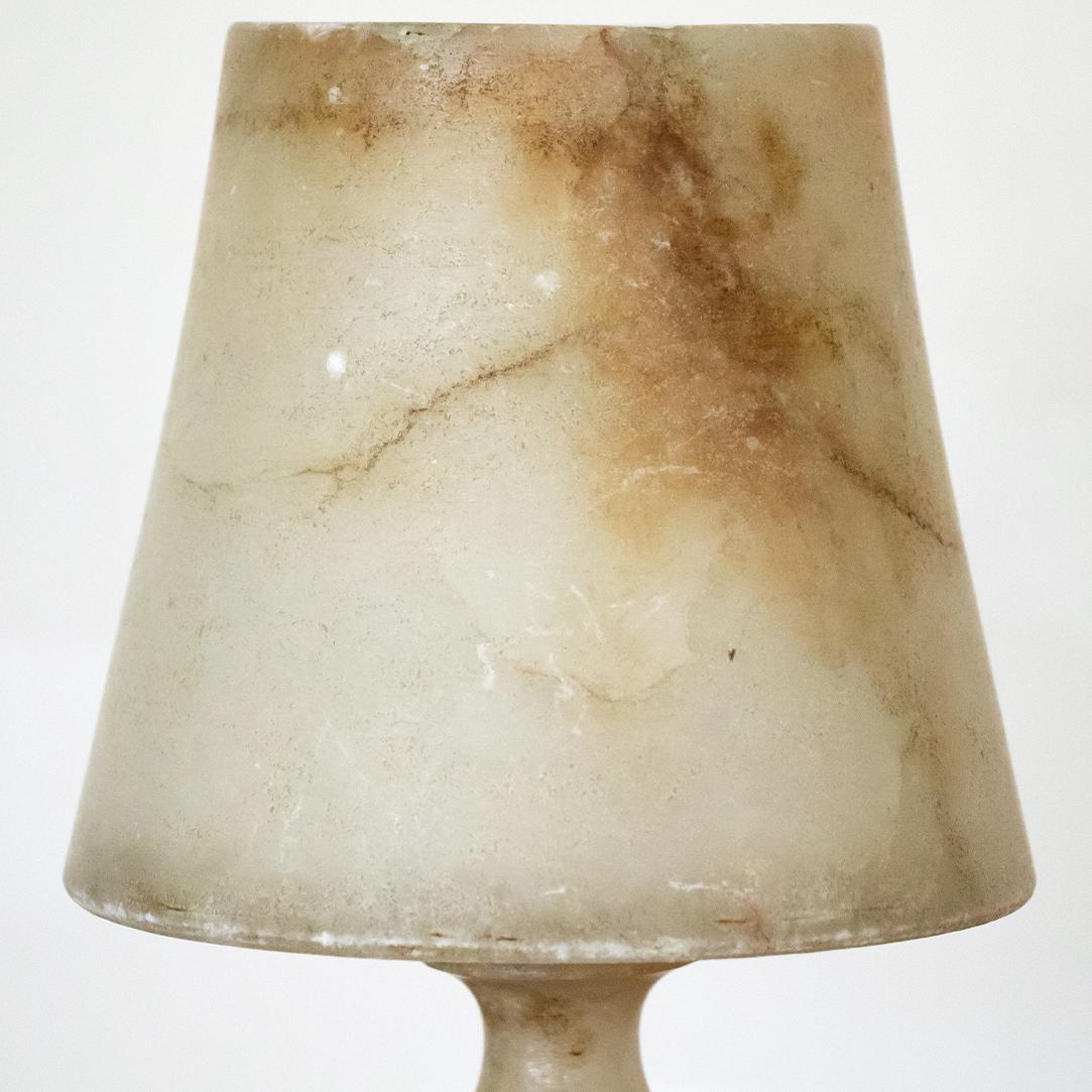 20th Century French Marble Table Lamp