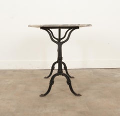 French Marble Top Bistro Table
