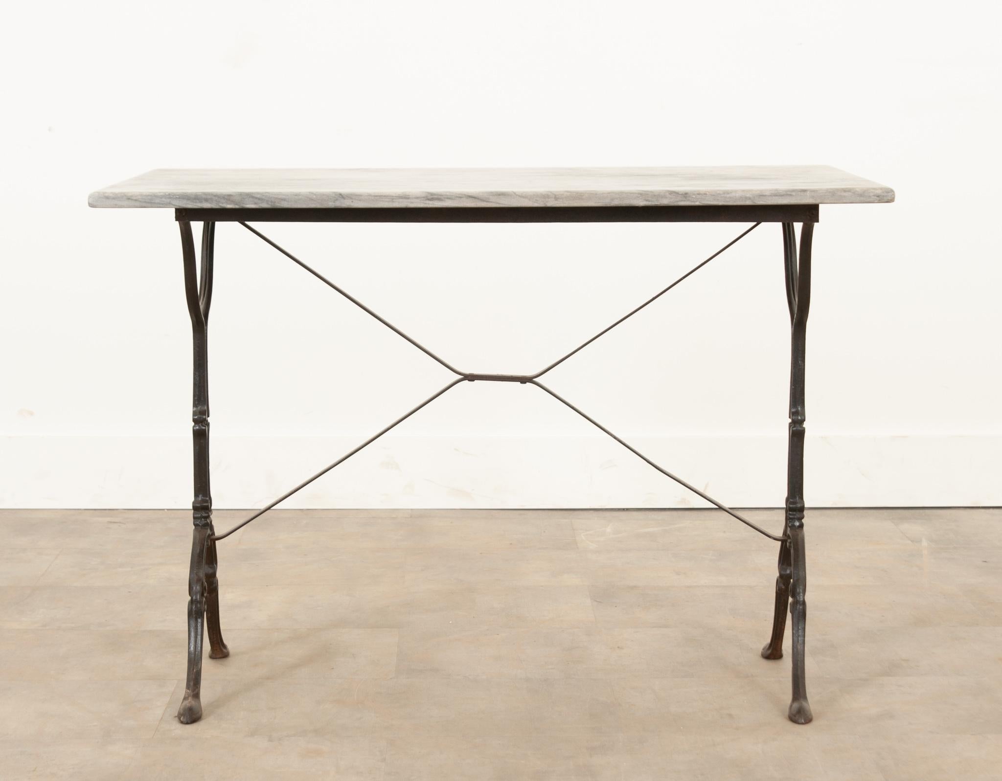 Other French, Marble Top Bistro Table