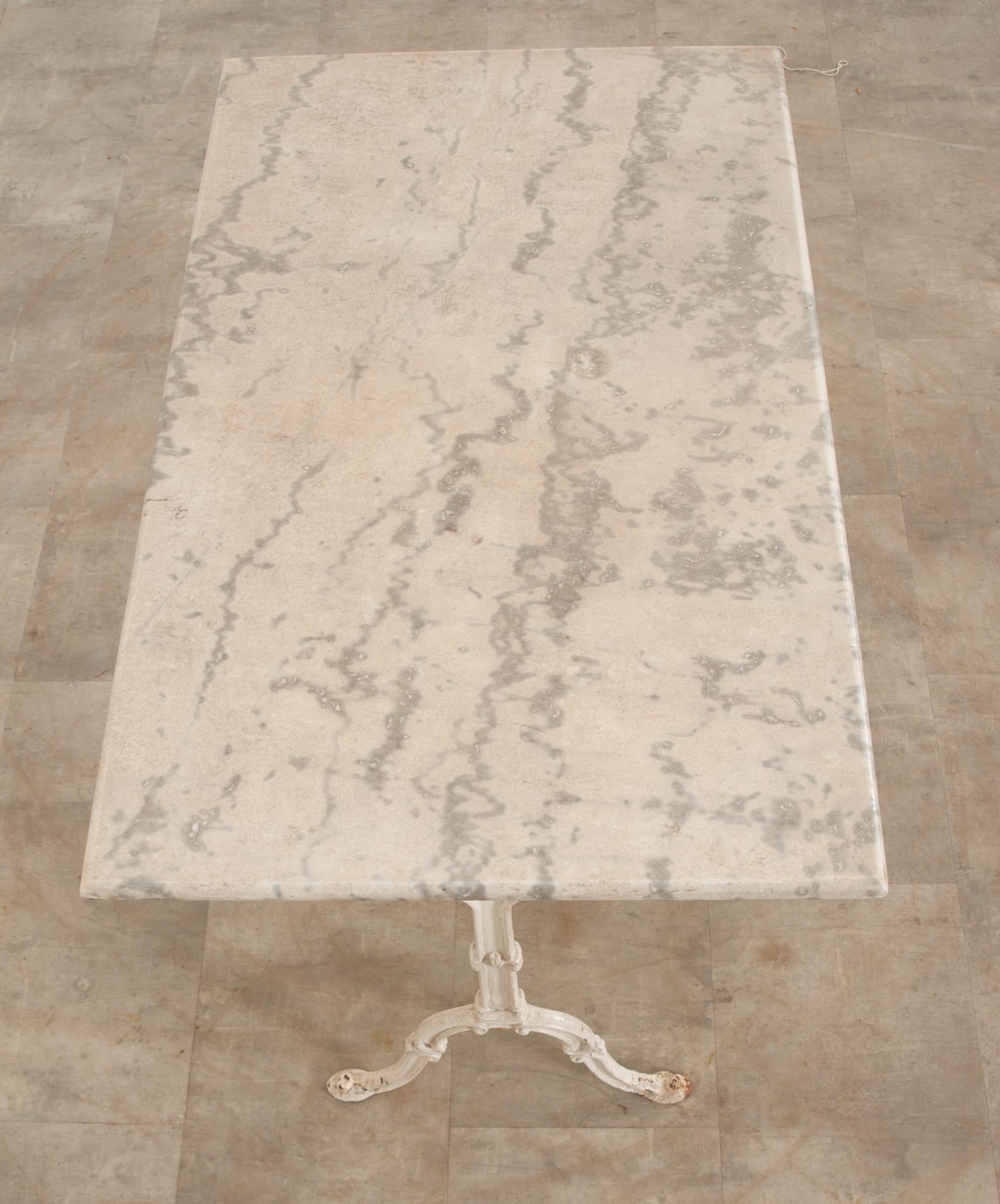 Other French Marble Top Bistro Table