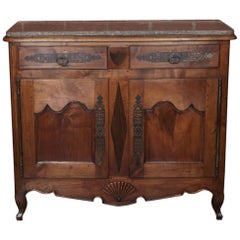 French Marble-Top Buffet