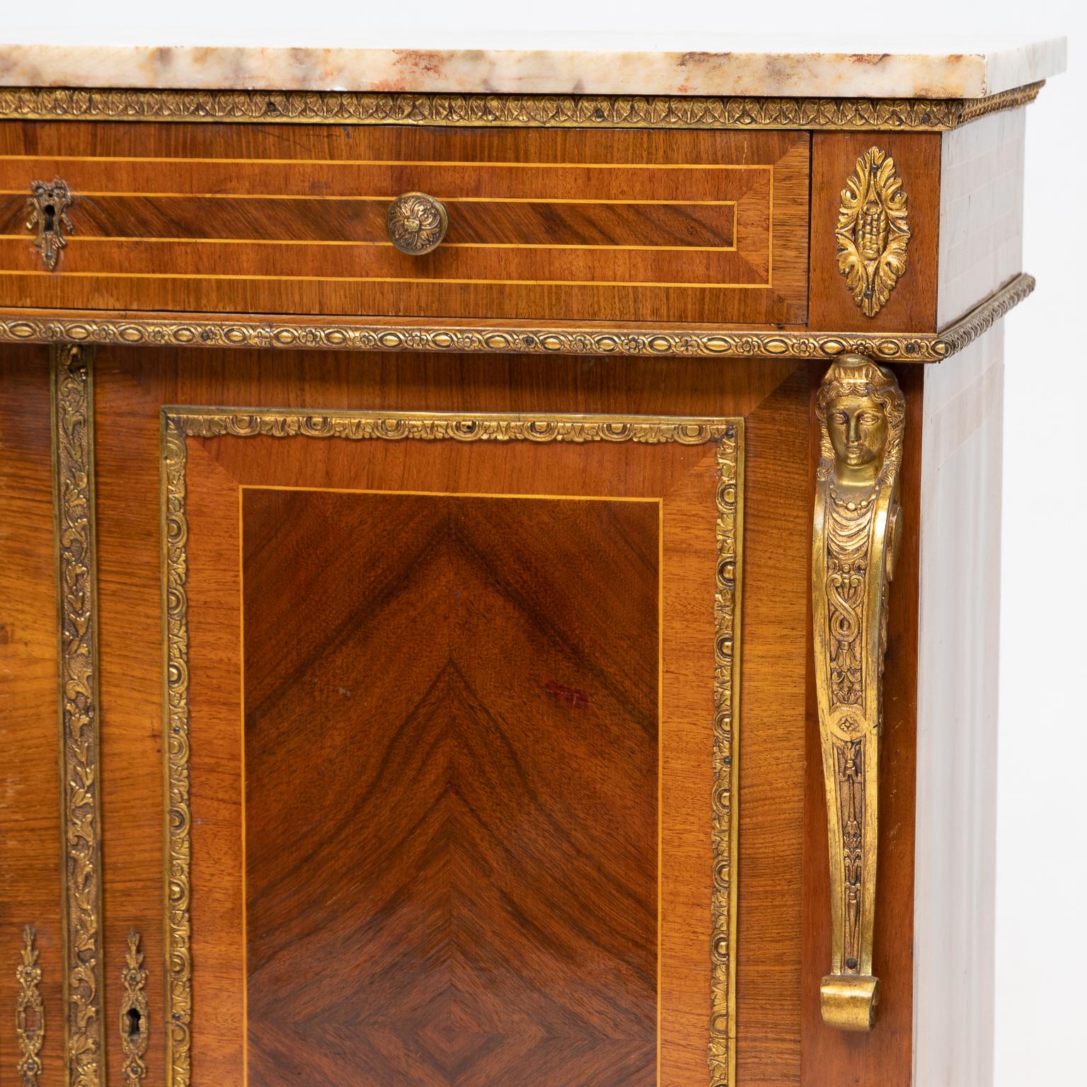 French Marble-Top Cabinet (20. Jahrhundert)