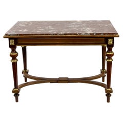 French Marble Top Center Table