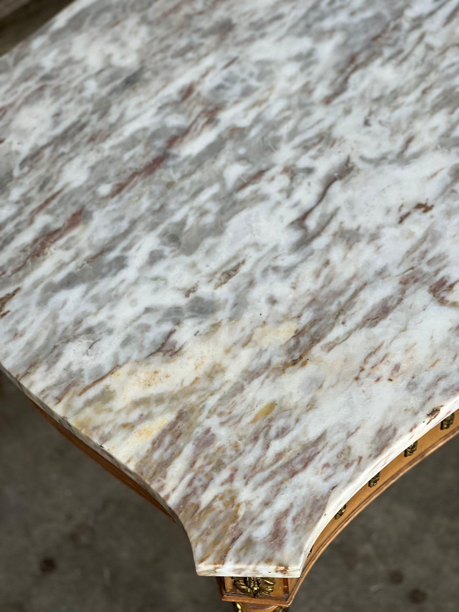 French Marble Top Coffee Table 8