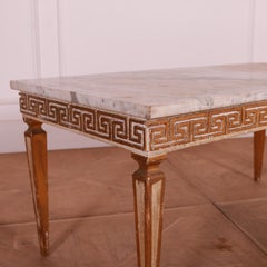 French Marble Top Coffee Table