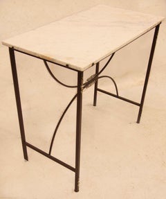 French Marble Top Console table