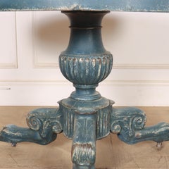French Marble Top Painted Gueridon