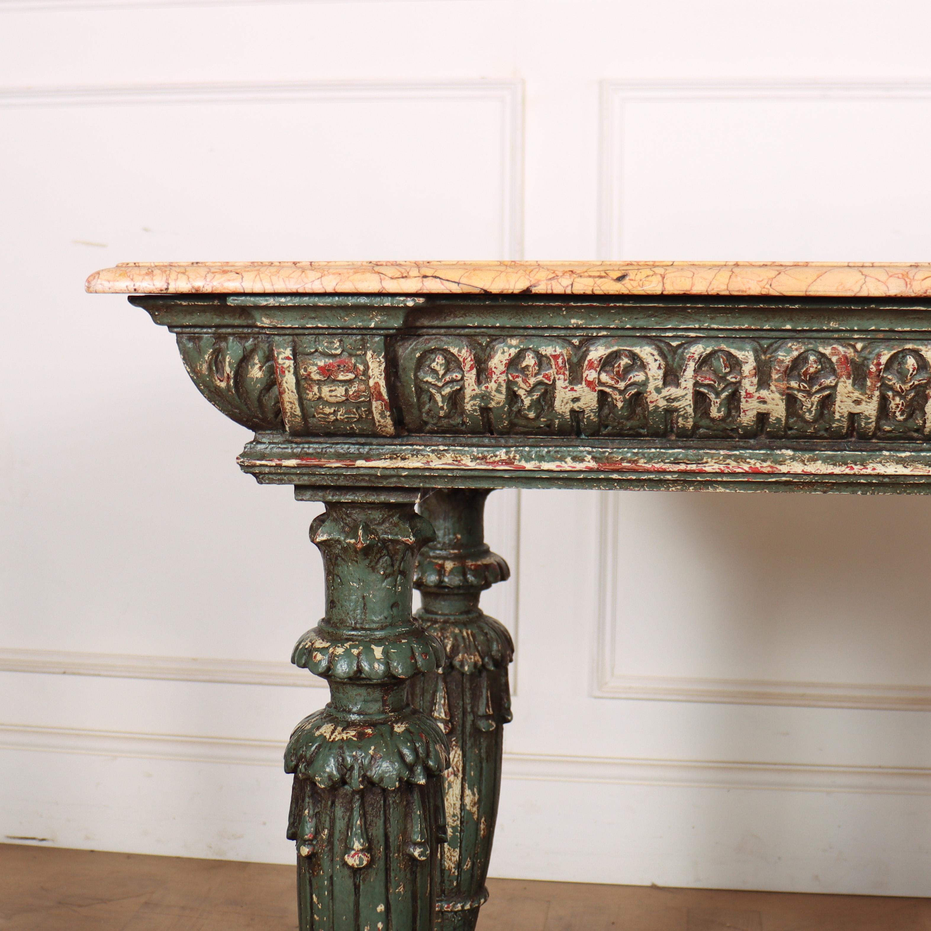 Bonne table à pâtisserie française du C.I.C. avec une bonne couleur d'origine et un plateau en marbre. 1880.

Référence : 8483

Dimensions
41,5 pouces (105 cm) de large
25,5 pouces (65 cms) de profondeur
79 cm de haut