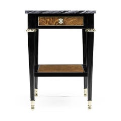 French Marble-Top Side Table