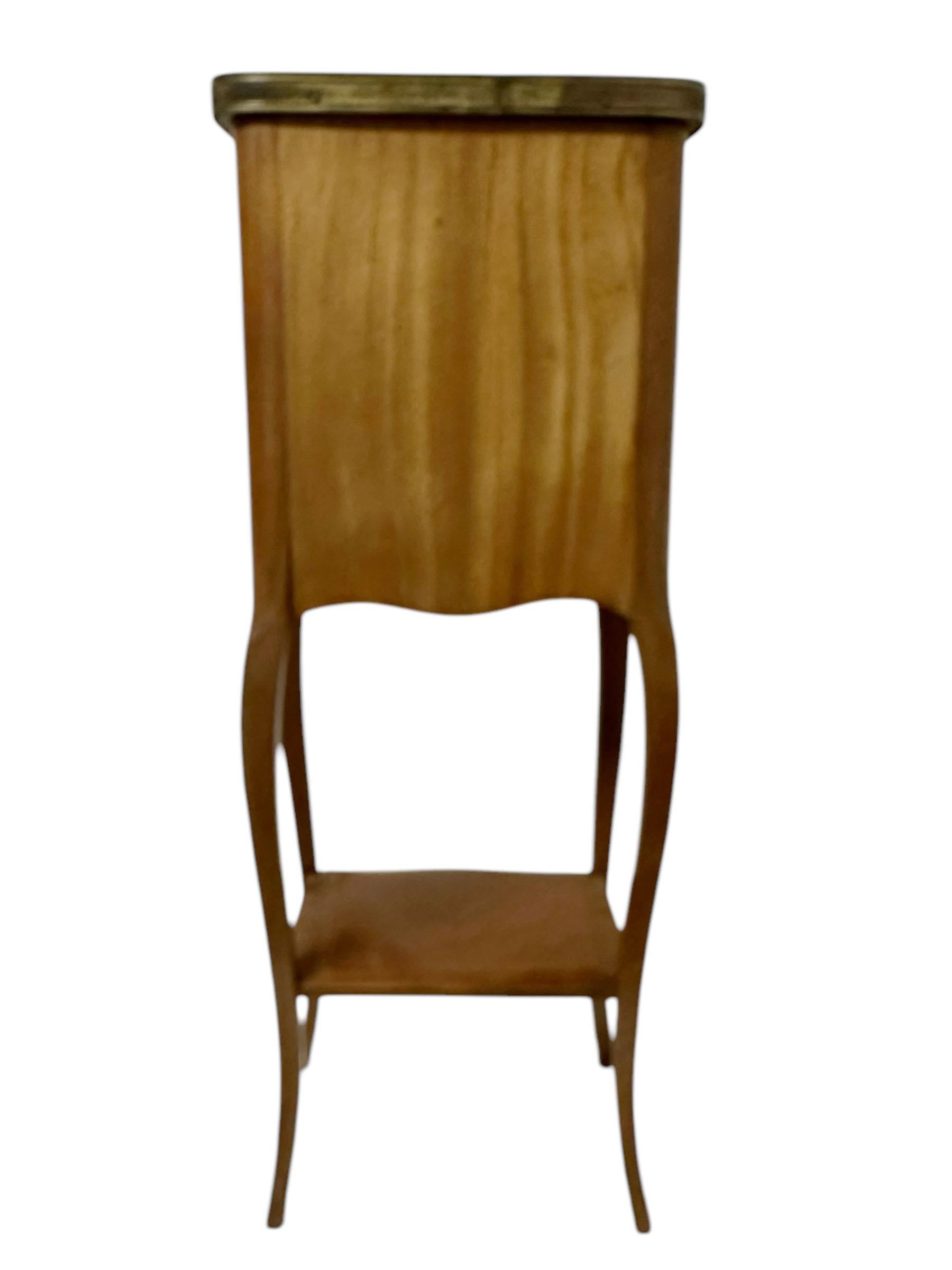 French Marble Top Side Table For Sale 4
