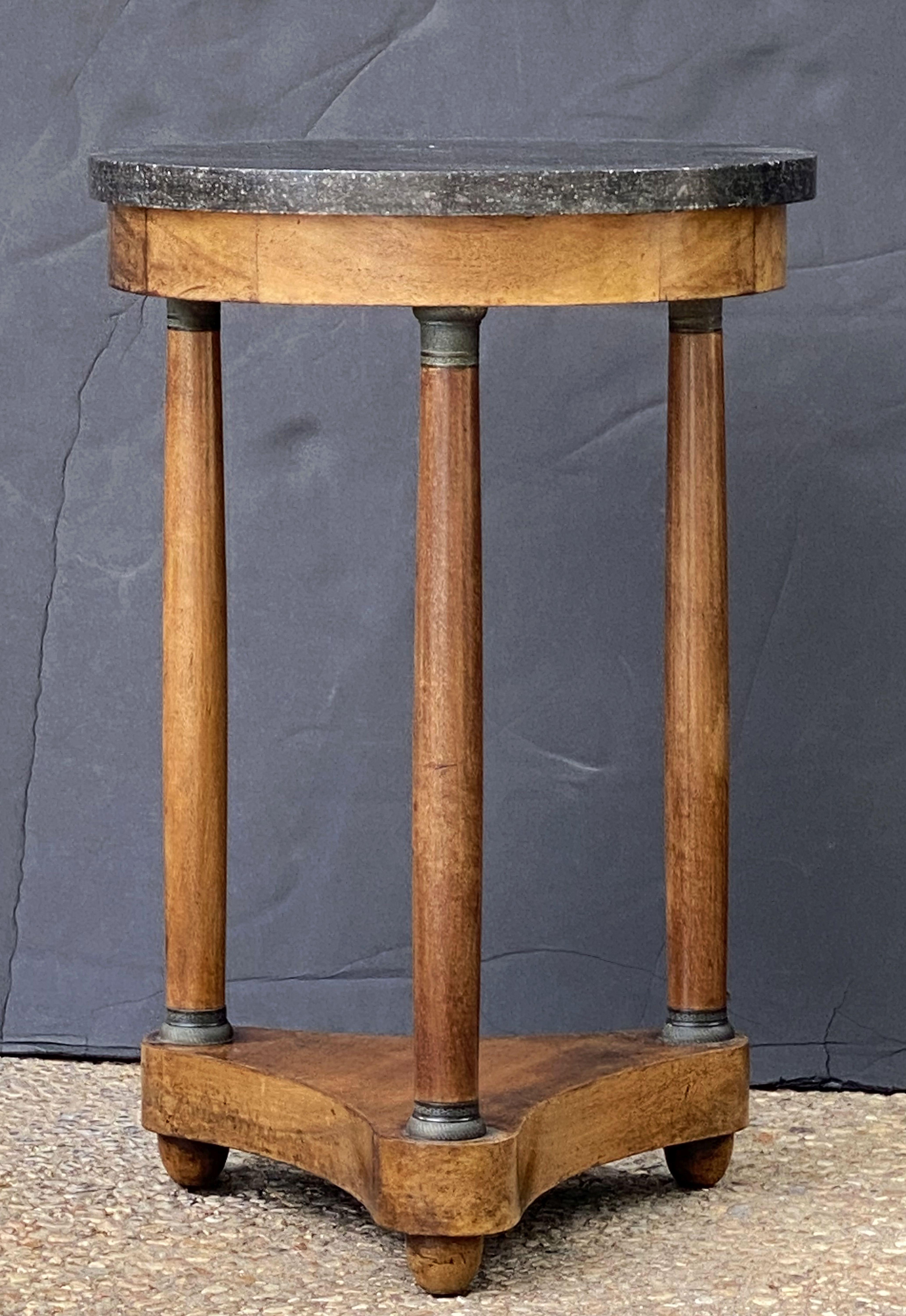 French Marble-Top Table or Guéridon in the Empire Style 6