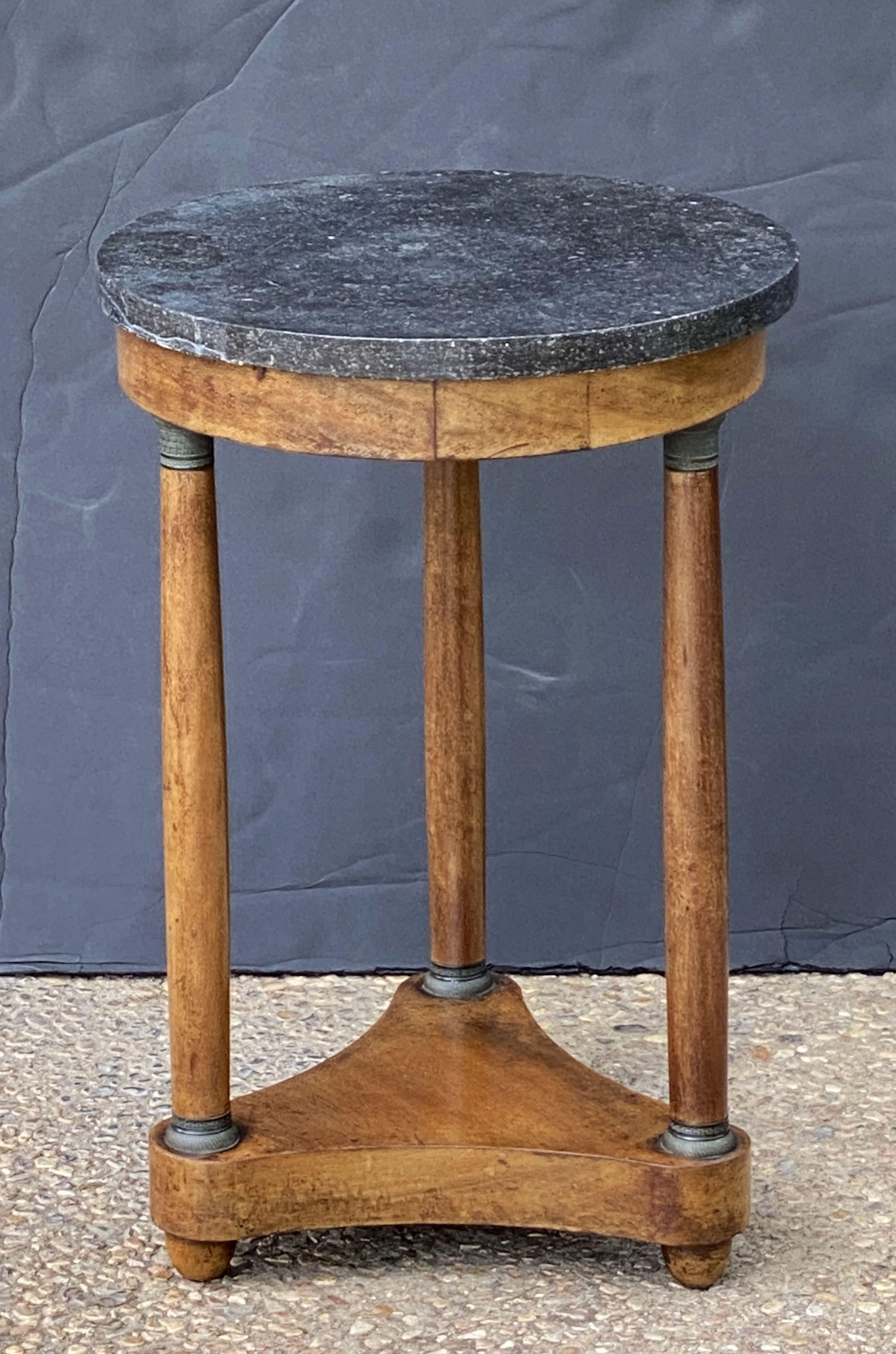 French Marble-Top Table or Guéridon in the Empire Style 7