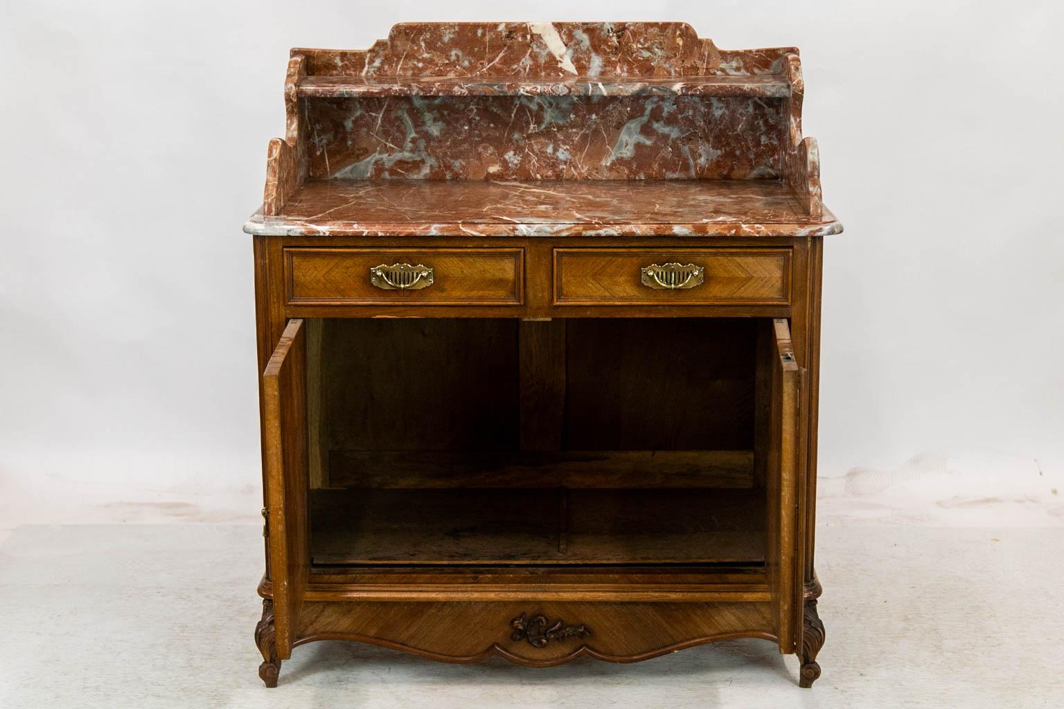 French Marble Top Wash Stand 1