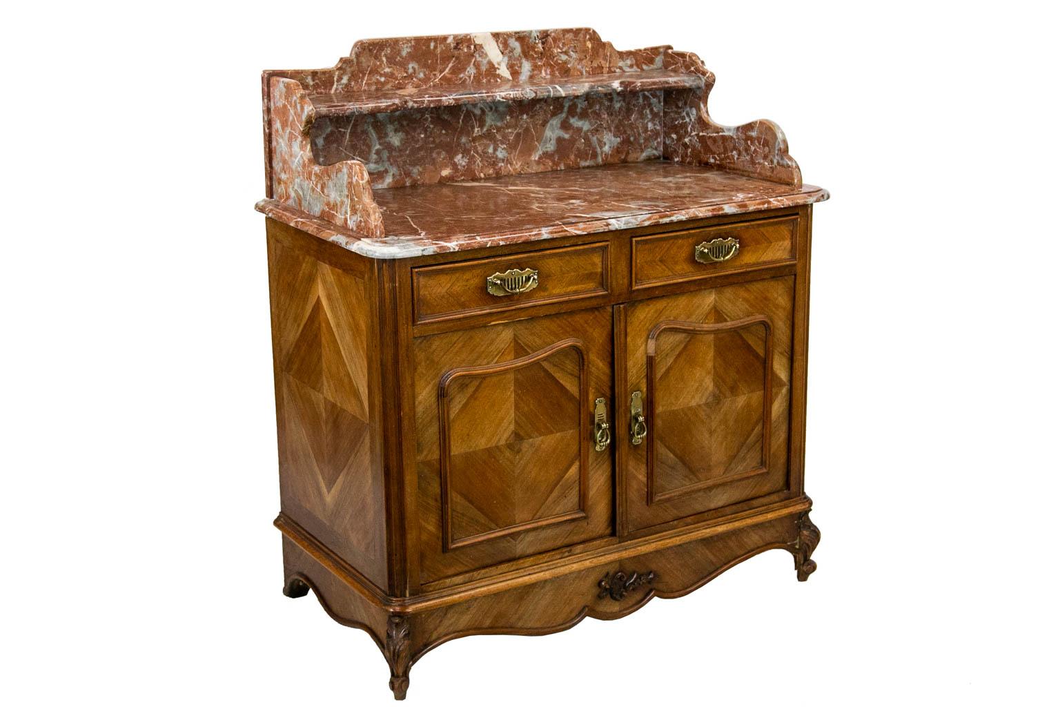 French Marble Top Wash Stand 3