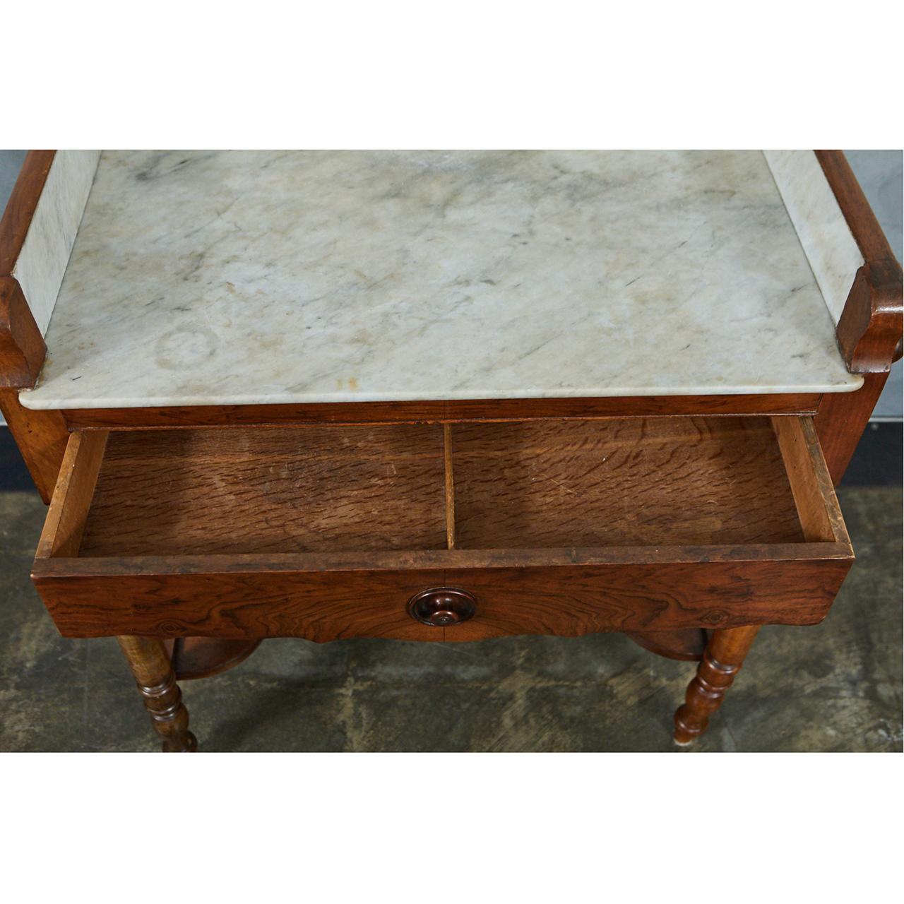 French Marble-Top Washstand or Bar 1