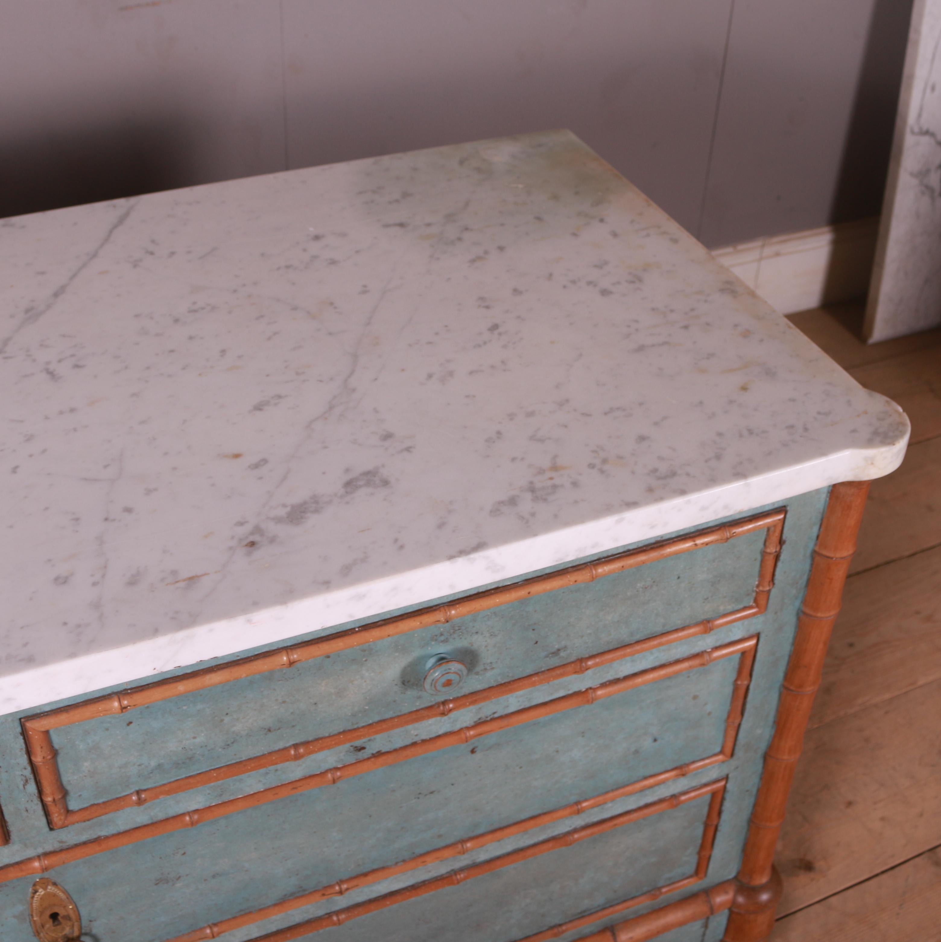 French Marble Topped Commode 4