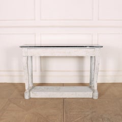 French Marble Topped Console Table