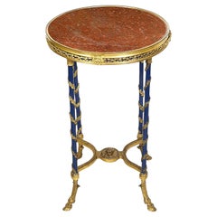 French Marble topped Gueridon, after Weisweller.