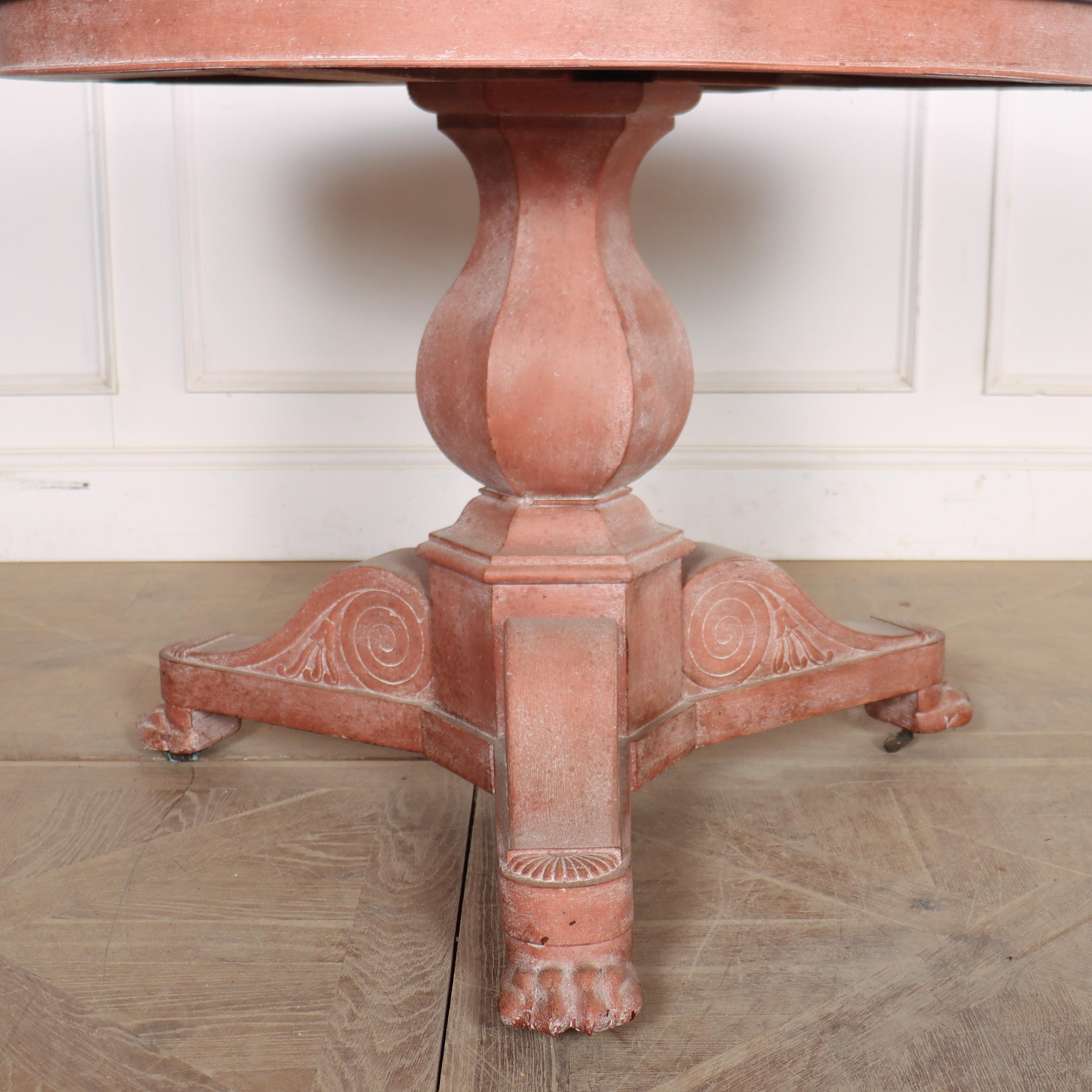 French Marble Topped Gueridon / Center Table (Französisch) im Angebot