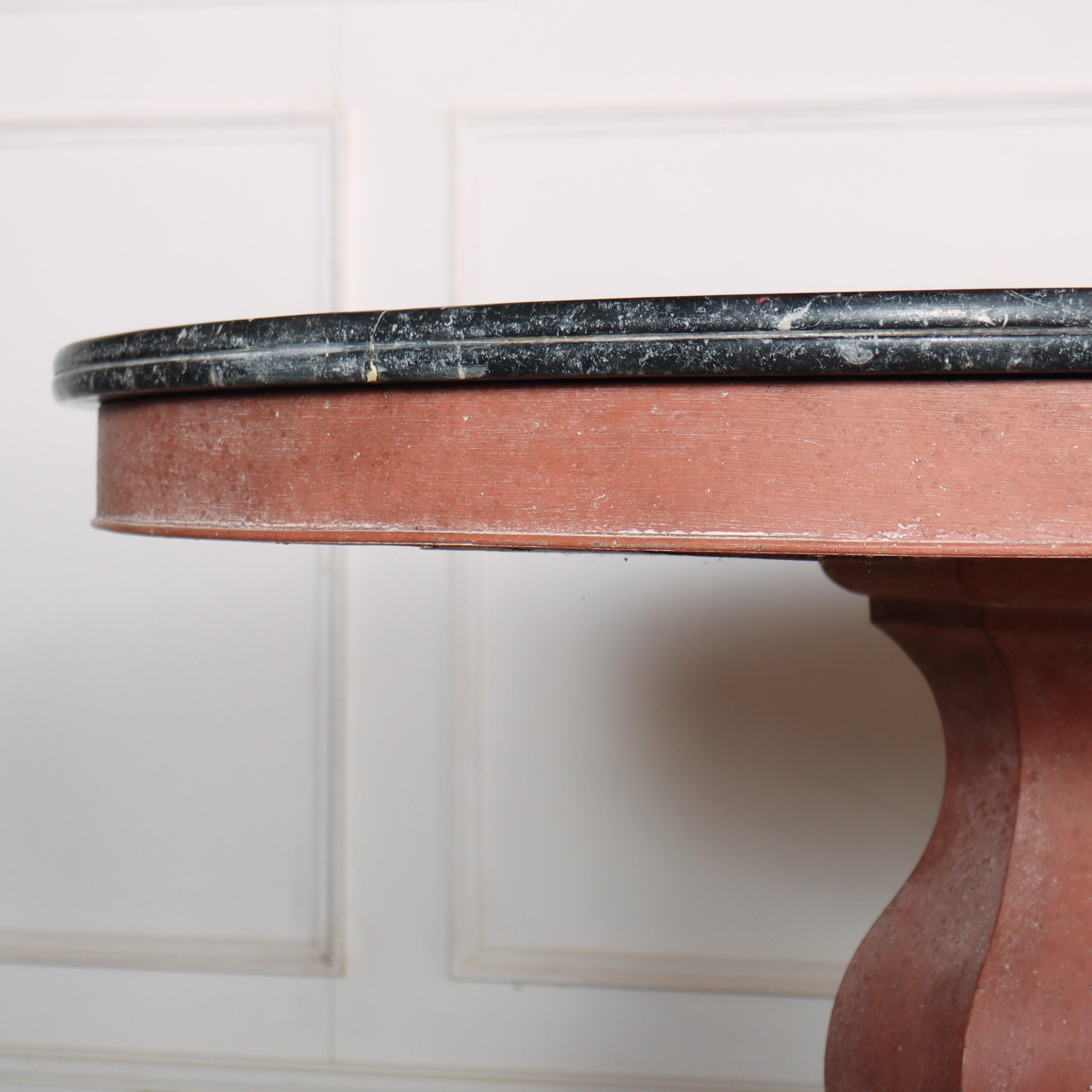 French Marble Topped Gueridon / Center Table (19. Jahrhundert) im Angebot