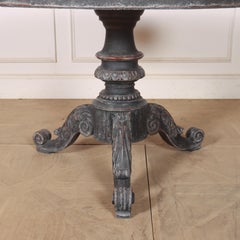French Marble Topped Gueridon