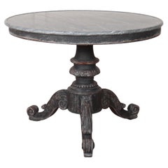 French Marble Topped Gueridon
