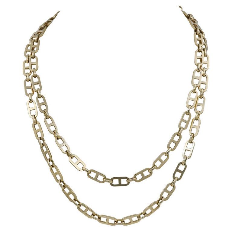 French Mariner Gold Chain For Sale at 1stDibs