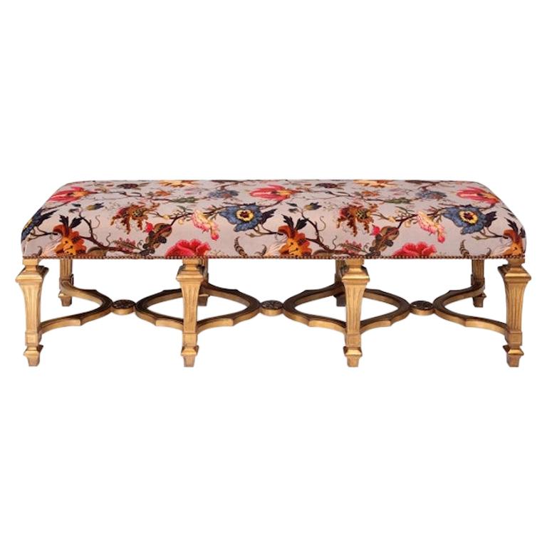 French Marion Louis XIV ottoman Stool, 20th Century For Sale
