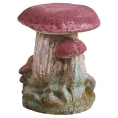 Scultura da giardino in cemento marrone francese, anni '60 - 2 disponibili