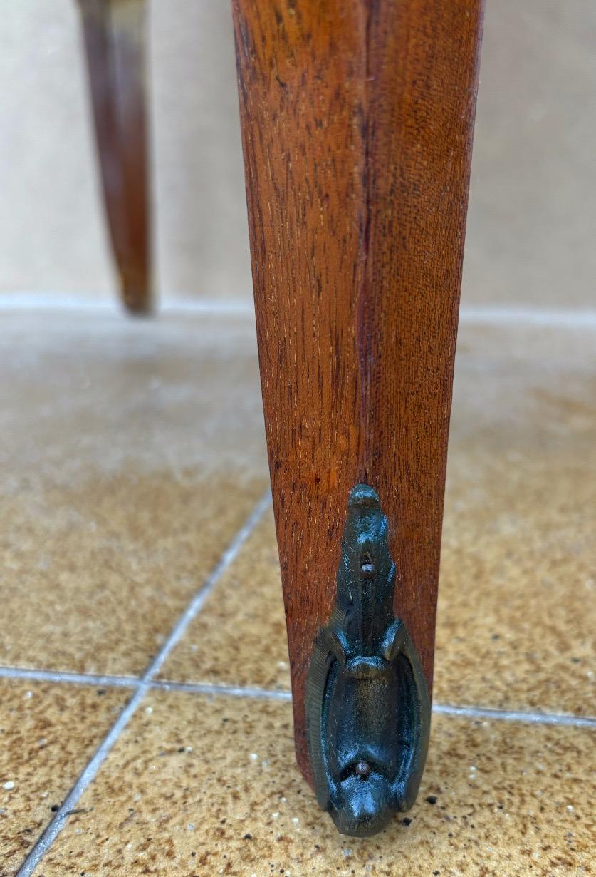 French Marquetry And Marble Top Tall Chest Of Seven Drawers In condizioni buone in vendita a BÉTERA, ES