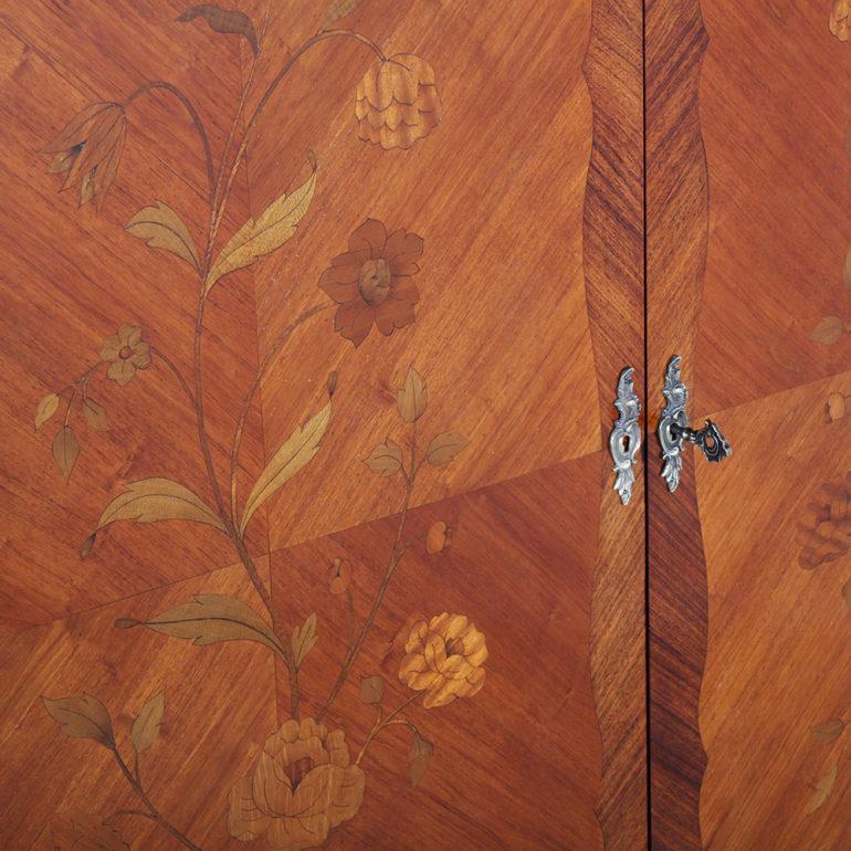 20th Century French Marquetry Cabinet Armoire