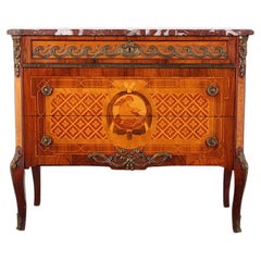 Used French Marquetry Commode