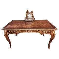 French marquetry desk by Linke