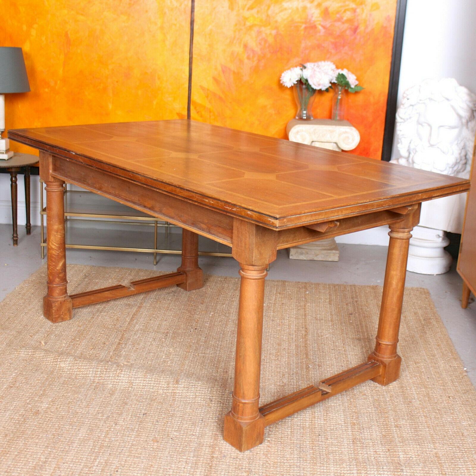 French Marquetry Dining Table For Sale 5