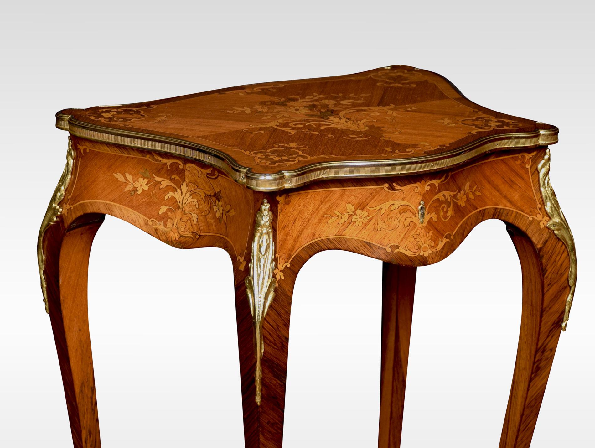 Walnut French marquetry Dressing Table