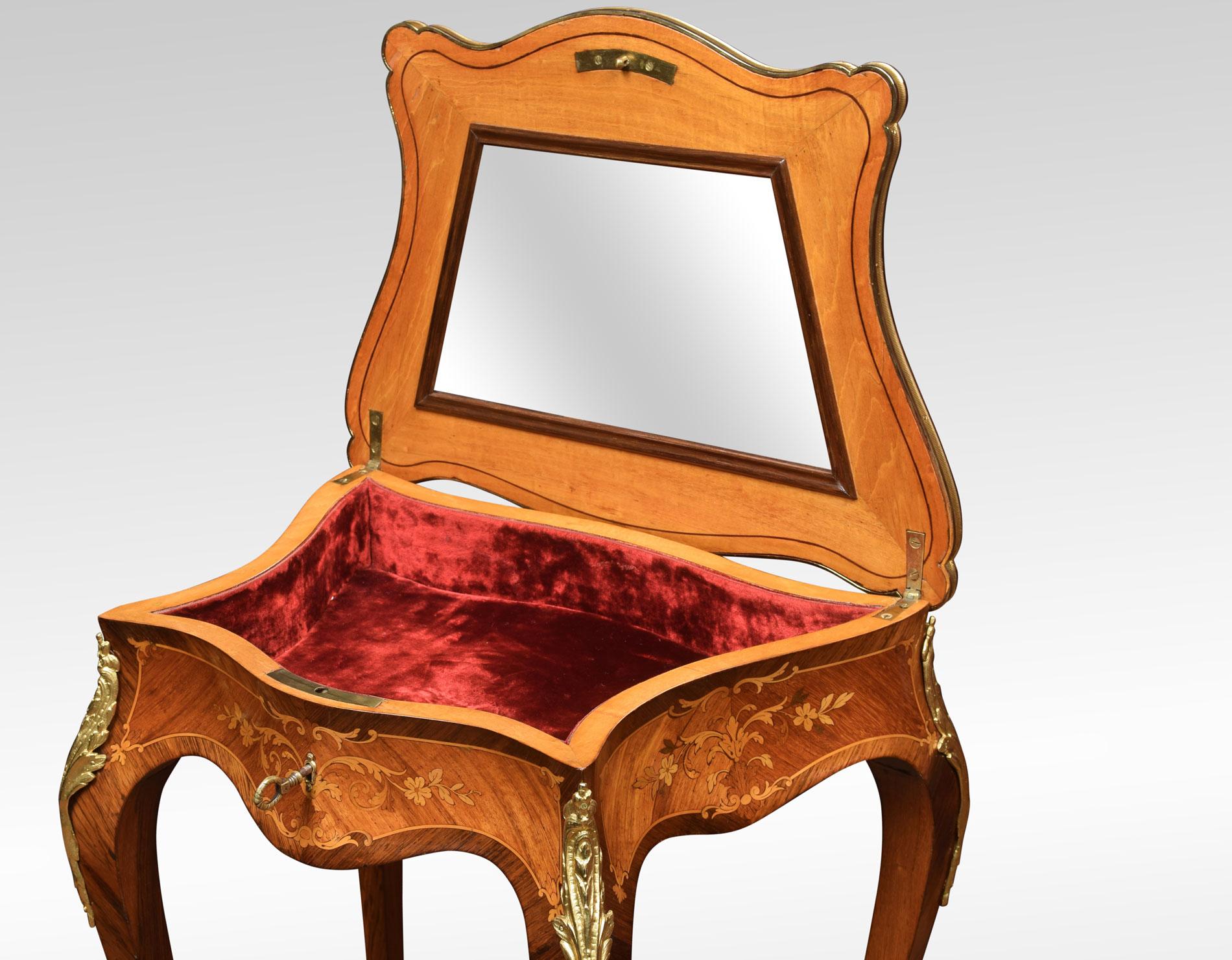 French marquetry Dressing Table 3