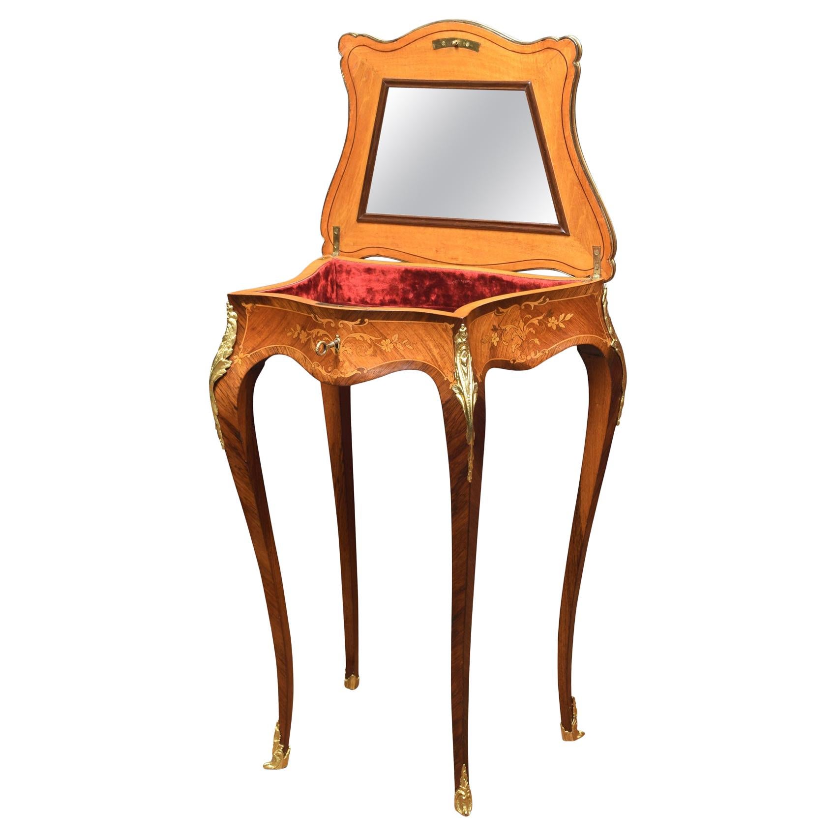 French marquetry Dressing Table